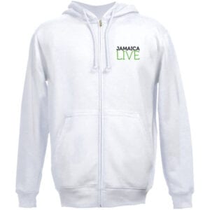 Jamaica Live JERZEES Embroidered Full-Zip Hooded Sweatshirts