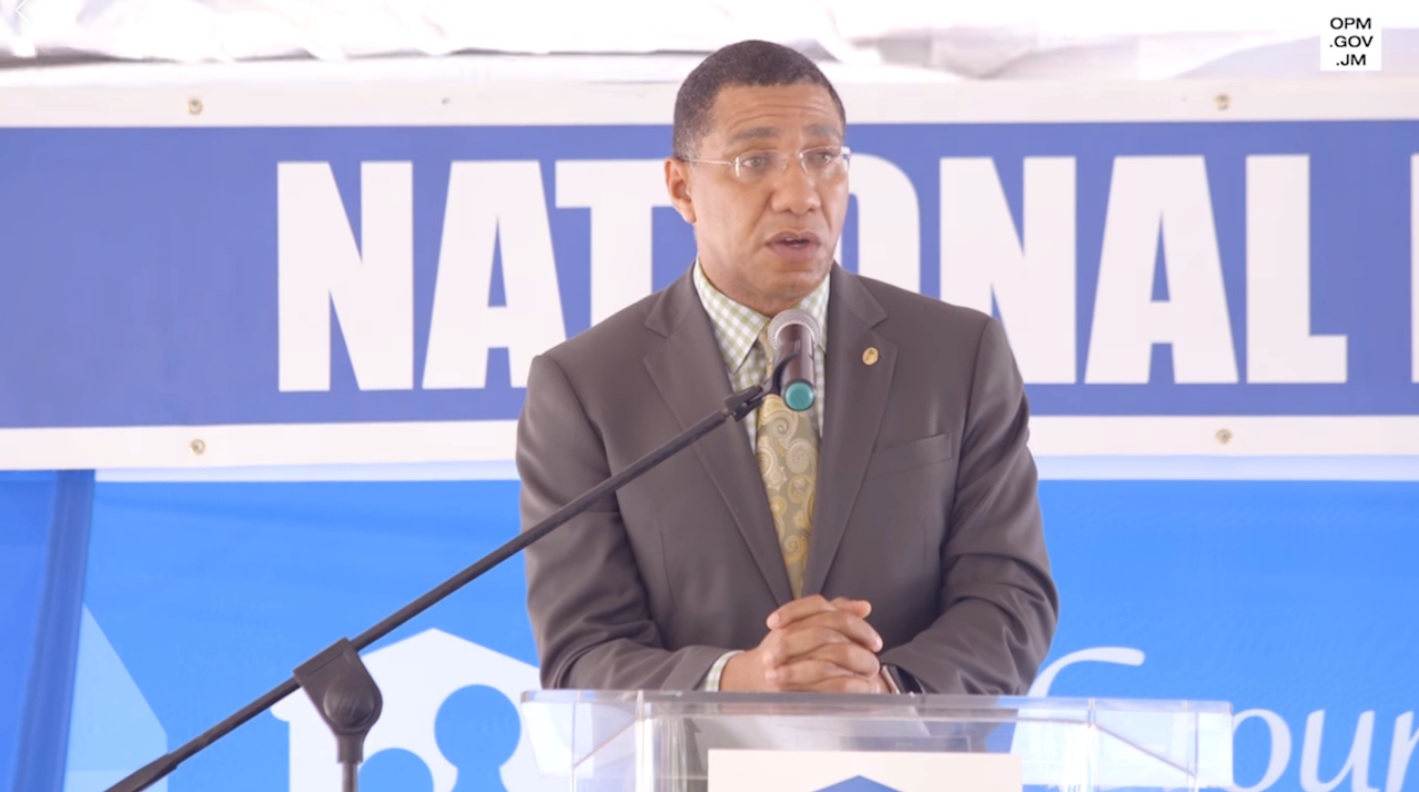 Andrew holness address corruption