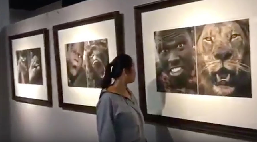 Racist chinese exibit Racist chinese exibit