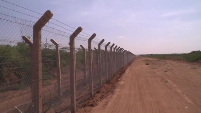 Kenya border fence