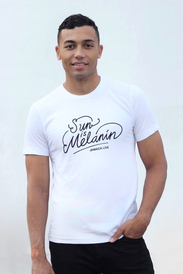 White Men T-Shirt “Sun is Melanin”