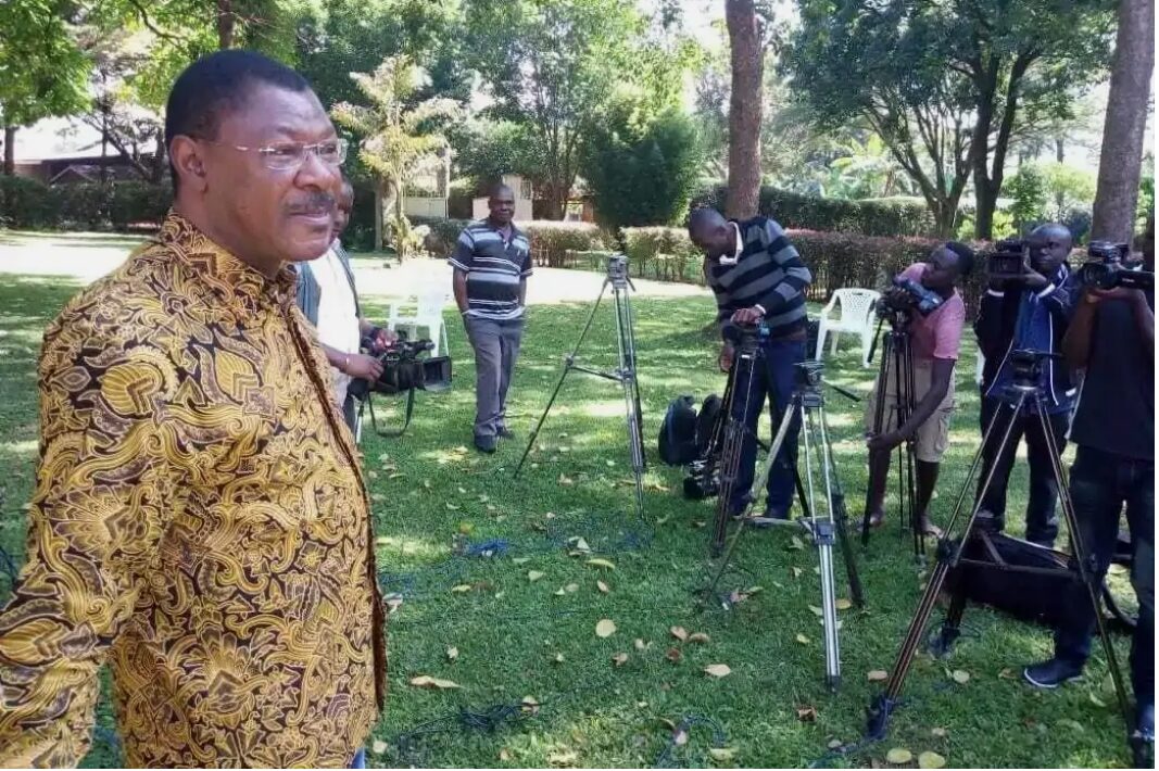 Wetangu'la has called on African leaders to reject COVID-19 vaccine test on the continent. Photo: Moses Wetangula.