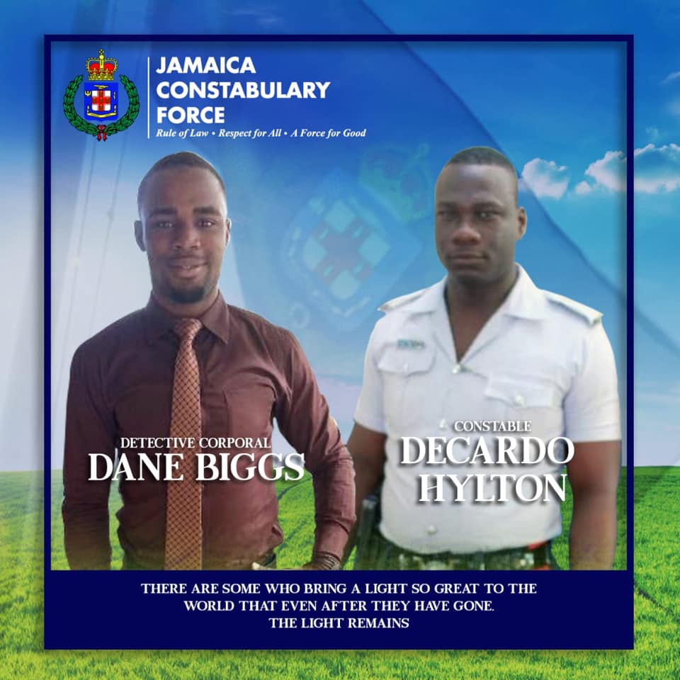 Detective Corporal Dane Biggs and Constable Decardo Hylton