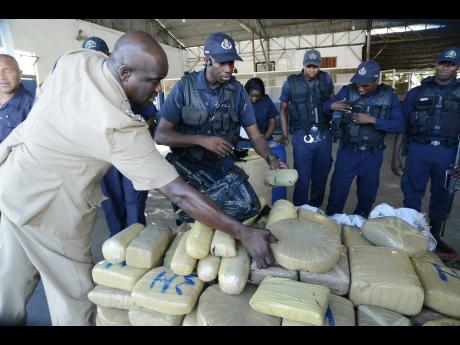 Gleaner File Photo 2016. Narcotics Division has seized some 1,005 kilograms of cocaine, 26,000 kilograms of marijuana and about 4,500 kilograms of hashish.