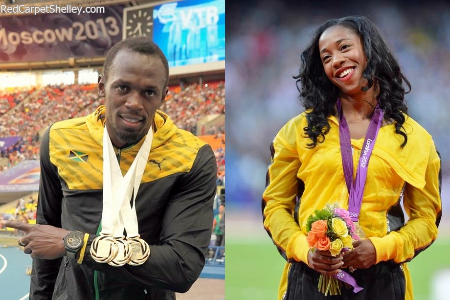 Usain-Bolt and Shelly-Ann Fraser-Pryce