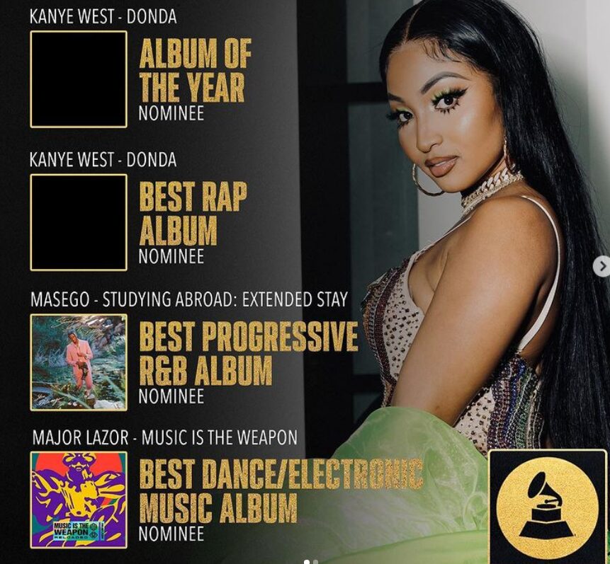 Shenseea Is Not Nominated For Four Grammy Awards