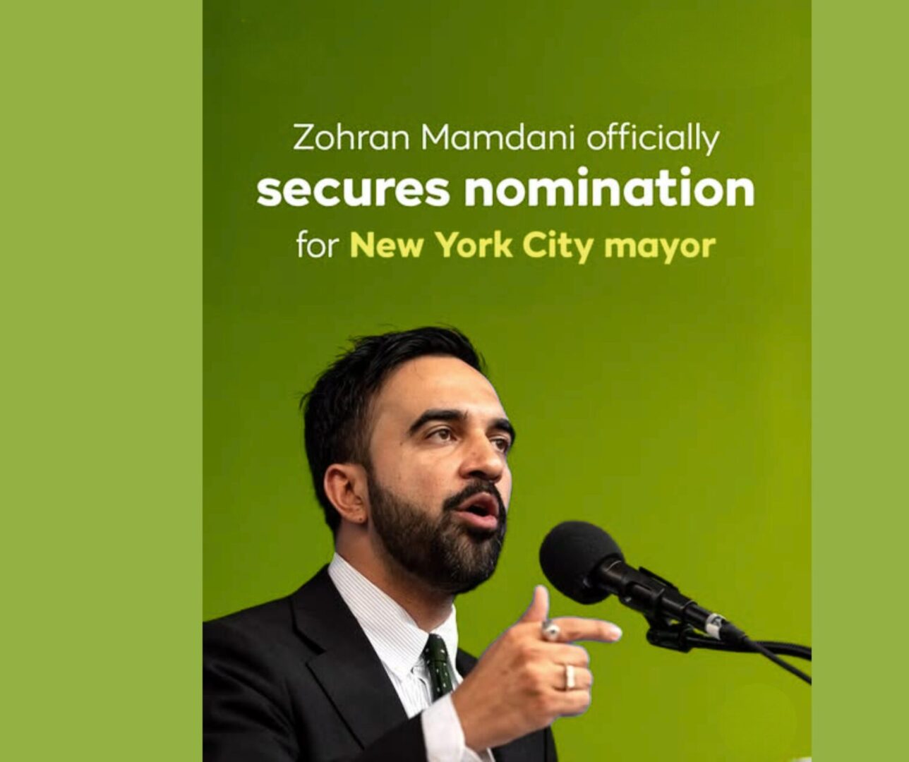 Zohran Mamdani Clinches Democratic Nomination for NYC Mayor
